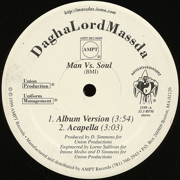 Dagha Lord Massda - Man Vs. Soul (1999)
